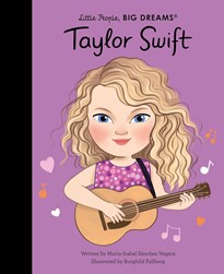 Purple cover for Taylor Swift Little People Big Dreams book