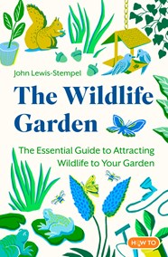 Illustrated jacket cover for The Wildlife Garden