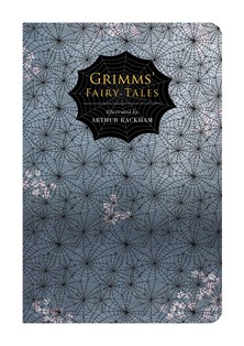 Illustrated book cover for Grimms Fairy Tales