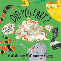 Illustrated cover for did you fart matching game