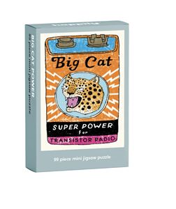 BIG CAT POWER 99 PIECE MINI JIGSAW PUZZLE (HAPPILY PUZZLES)