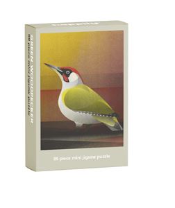 GREEN WOOD PECKER 99 PIECE MINI JIGSAW PUZZLE (HAPPILY)