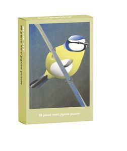 BLUE TIT 99 PIECE MINI JIGSAW PUZZLE (HAPPILY PUZZLES)