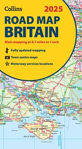 2025 COLLINS ROAD MAP BRITAIN (FOLDED)