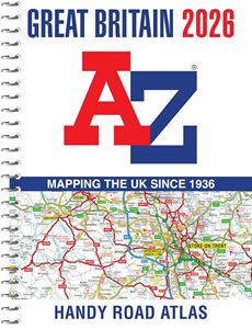 GREAT BRITAIN 2026 A-Z HANDY ROAD ATLAS (A5 SPIRAL)