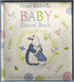 PETER RABBIT BABY RECORD BOOK (FABRIC COVER)