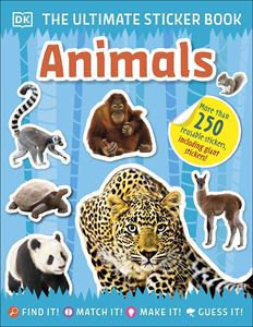 ULTIMATE STICKER BOOK: ANIMALS (PB)