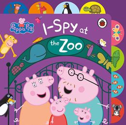 PEPPA PIG: I SPY AT THE ZOO (TABBED BOARD)