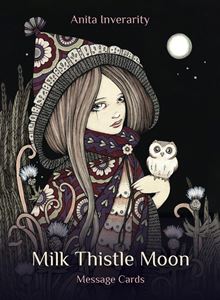 MILK THISTLE MOON MESSAGE CARDS (DECK/GUIDEBOOK) (FIVE KINGS