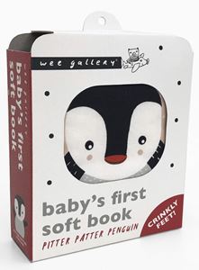 PITTER PATTER PENGUIN (WEE GALLERY BABYS FIRST SOFT BOOK)