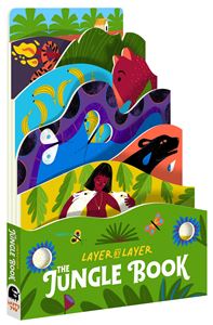 JUNGLE BOOK: LAYER BY LAYER (HAPPY YAK) (BOARD)