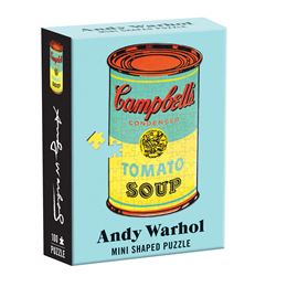 ANDY WARHOL MINI SHAPED PUZZLE CAMPBELLS SOUP JIGSAW