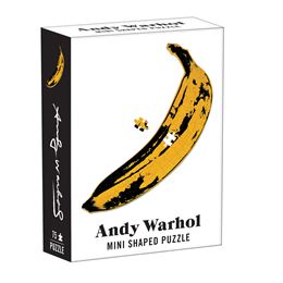 ANDY WARHOL MINI SHAPED PUZZLE BANANA JIGSAW