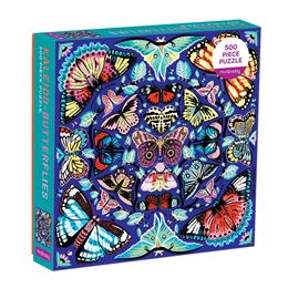 KALEIDO BUTTERFLIES 500 PIECE JIGSAW PUZZLE