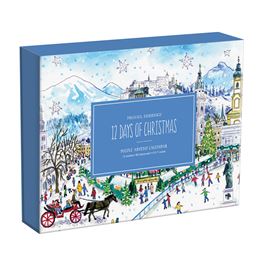 12 DAYS OF CHRISTMAS ADVENT 12 JIGSAW PUZZLES (GALISON)