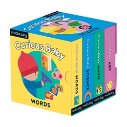 CURIOUS BABY LITTLE LIBRARY (MUDPUPPY) (BOARD)