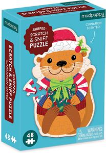 SCRATCH AND SNIFF JIGSAW PUZZLE: CINNAMON OTTER