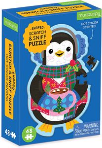 SCRATCH AND SNIFF JIGSAW PUZZLE: HOT COCOA PENGUIN