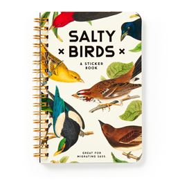 SALTY BIRDS (BRASS MONKEY STICKER BOOK) (SPIRAL BOUND) (HB)