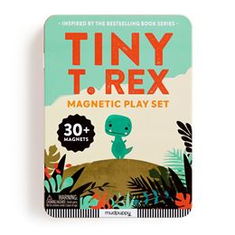 TINY T REX MAGNETIC PLAY SET (GALISON) (TIN)