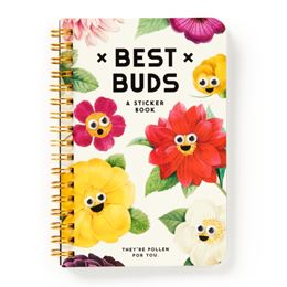 BEST BUDS (BRASS MONKEY STICKER BOOK) (SPIRAL BOUND) (HB)