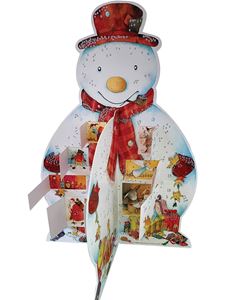 SNOWMAN 3D ADVENT CALENDAR (NORTH SOUTH)