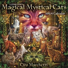 LLEWELLYNS 2024 MAGICAL MYSTICAL CATS CALENDAR