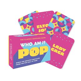 WHO AM I POP CARD DECK GUESSING GAME