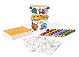 SUGAR SKULLS COLOURING MINI KIT