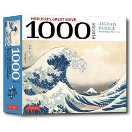 HOKUSAIS GREAT WAVE 1000 PIECE JIGSAW PUZZLE (TUTTLE)