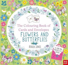 FLOWERS AND BUTTERFLIES (NATIONAL TRUST) (COLOURING CARDS)