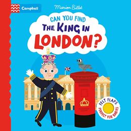 CAN YOU FIND THE KING IN LONDON (FELT FLAPS) (BOARD)