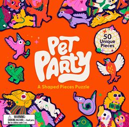 PET PARTY: A SHAPED PIECES PUZZLE (50 PIECE JIGSAW)