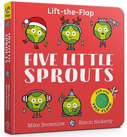 FIVE LITTLE SPROUTS (LIFT THE FLAP) (BOARD)