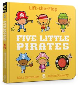 FIVE LITTLE PIRATES (FELT FLAPS) (BOARD)