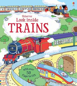 LOOK INSIDE TRAINS (LIFT THE FLAP) (BOARD)