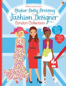 STICKER DOLLY DRESSING: FASHION DESIGNER LONDON