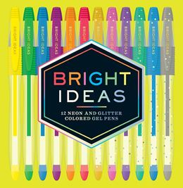 BRIGHT IDEAS: 12 NEON AND SPARKLE GEL PENS