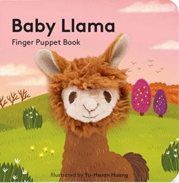 BABY LLAMA FINGER PUPPET BOOK (BOARD)