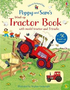 POPPY AND SAMS WIND UP TRACTOR BOOK (FARMYARD TALES) (BOARD)