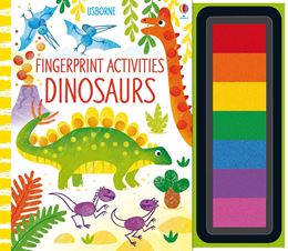 FINGERPRINT ACTIVITIES: DINOSAURS (SPIRAL BOUND HB)