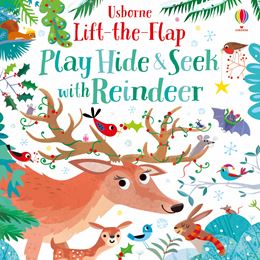 PLAY HIDE AND SEEK WITH REINDEER (LIFT THE FLAP) (BOARD)