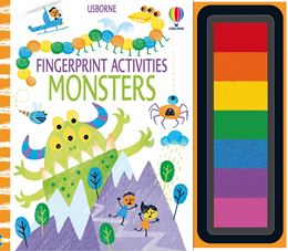 FINGERPRINT ACTIVITIES: MONSTERS (SPIRAL BOUND HB)