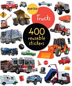 EYELIKE TRUCKS: 400 REUSABLE STICKERS (WORKMAN)