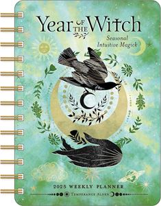 YEAR OF THE WITCH 2025 WEEKLY PLANNER (AMBER LOTUS) (SPIRAL)