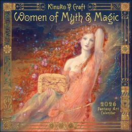 WOMEN OF MYTH AND MAGIC 2026 WALL CALENDAR (ANDREWS MCMEEL)