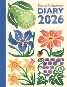 EMMA BRIDGEWATER FRUIT AND FLOWERS A5 DELUXE DIARY 2026