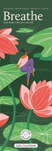 BREATHE SLIM WALL CALENDAR 2026