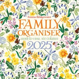 EMMA BRIDGEWATER WILDFLOWERS FAMILY ORGANISER 2025