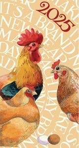 EMMA BRIDGEWATER SLIM CHICKENS RISE AND SHINE DIARY 2025